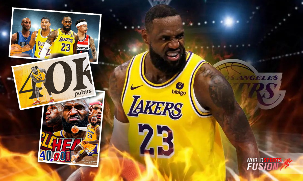 NBA players react to LeBron James' remarkable 40K points record - World ...