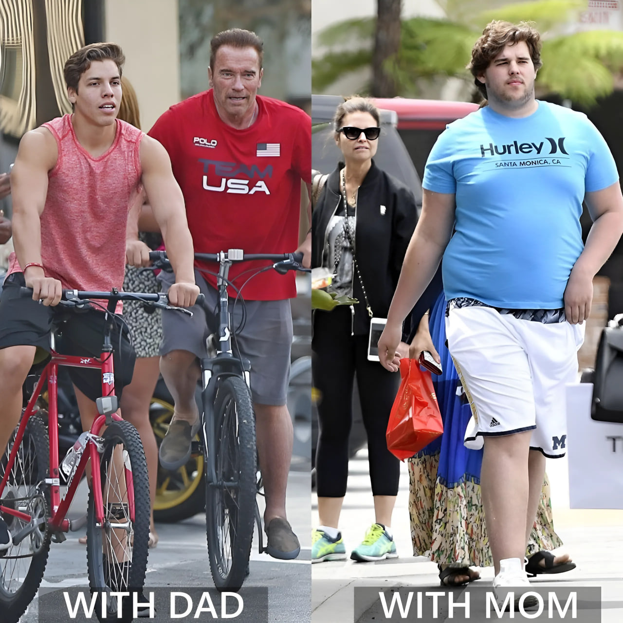 A Rare Image Of The Difference Between Arnold Schwarzenegger’s Two Sons